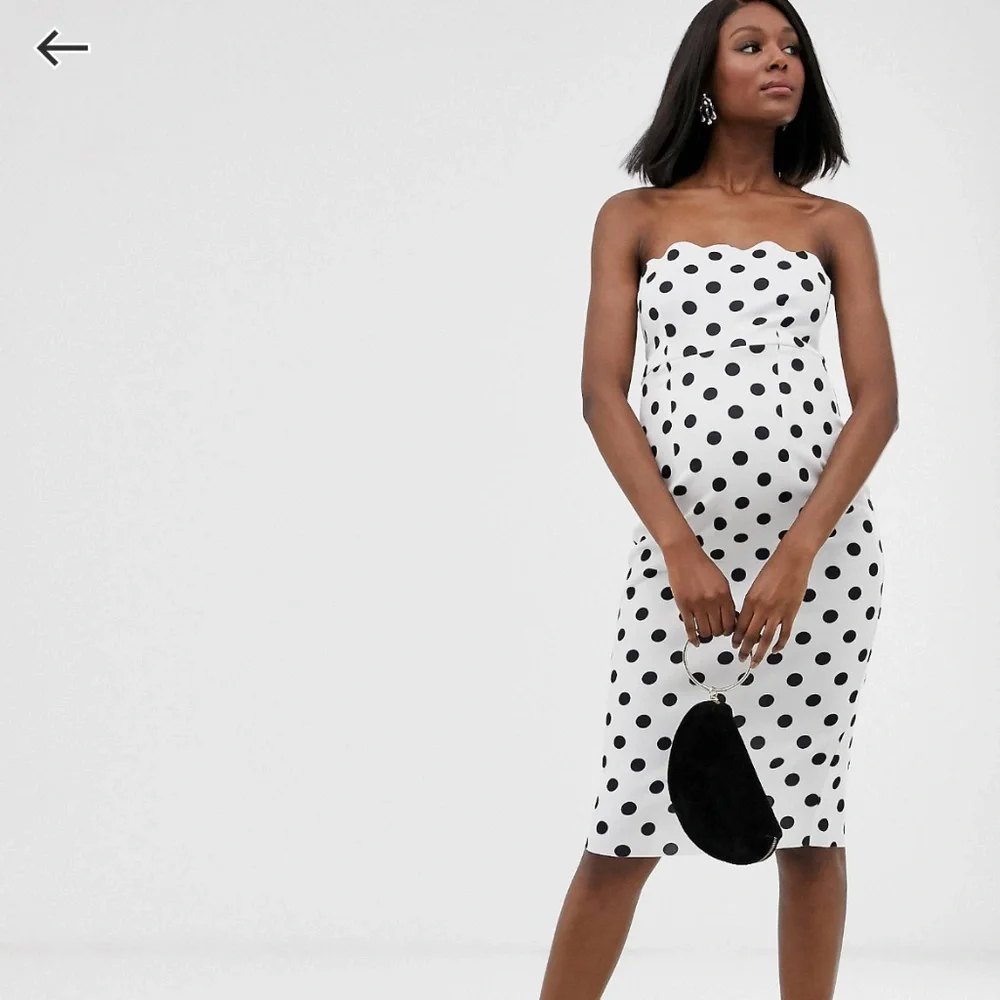 Maternity dress - Polka dot - US size 10 - Picture 1 of 3